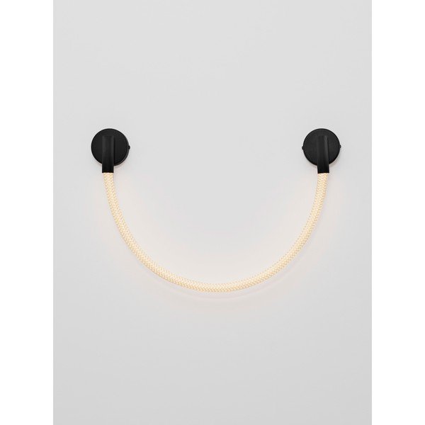 Valge/mattmust terasest LED-seinavalgusti Ilane - Nova Luce-image-4