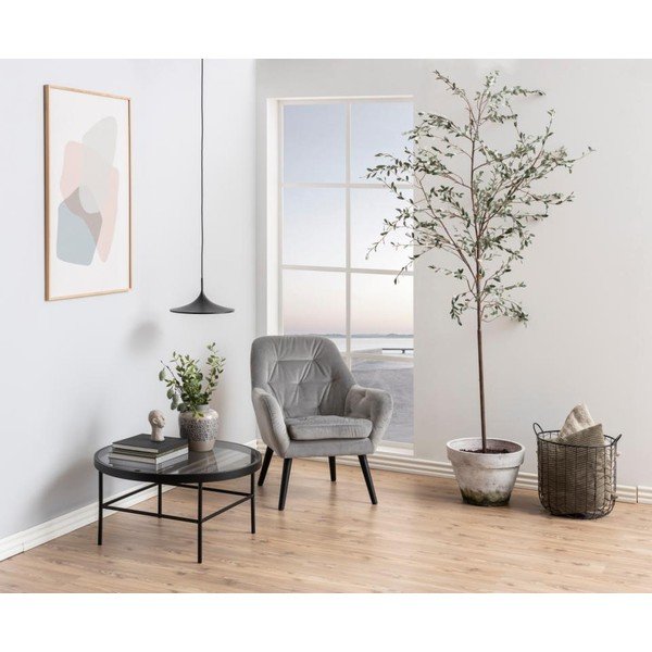 Must ümmargune kohvilaud ø 80 cm Hoya - Actona-image-3