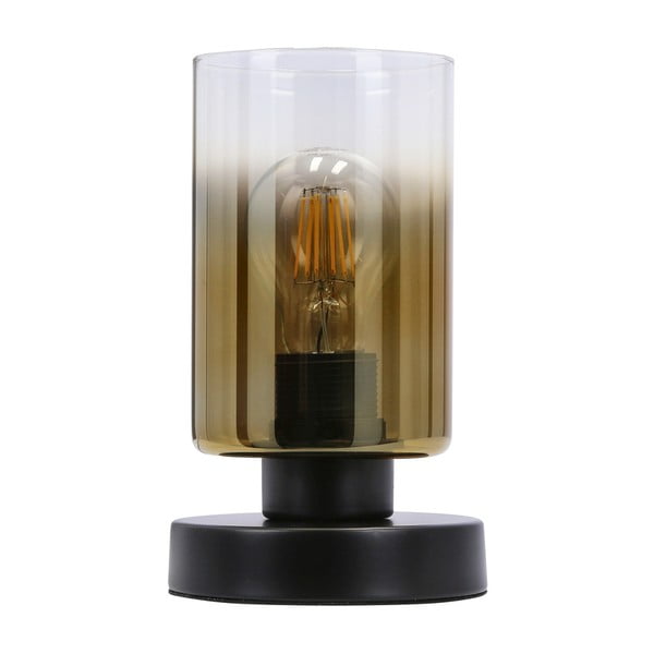 Must klaasist varjuga laualamp (kõrgus 20 cm) Aspra - Candellux Lighting