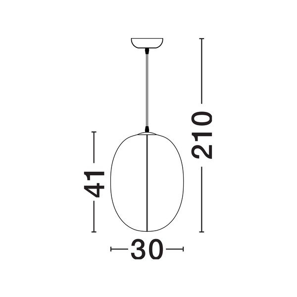 Valge metallist ripplamp tekstiilist varjuga, ø 30 cm Pierida - Nova Luce-image-4