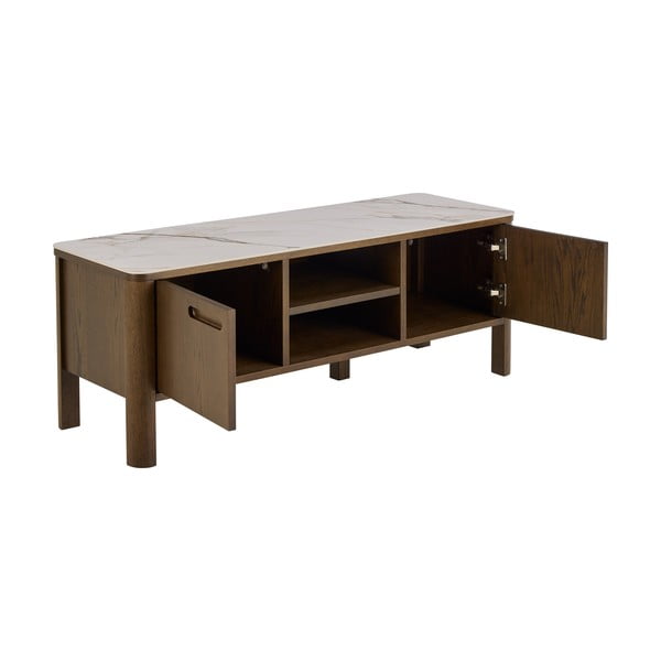 Pruun tammespoonist TV-alus 120x45x40 cm Southampton - Actona-image-3