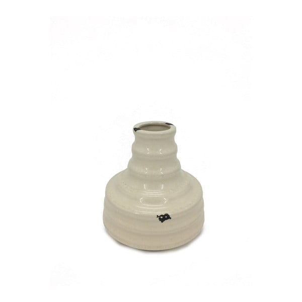 Krémově bílá keramická váza Moycor Tian