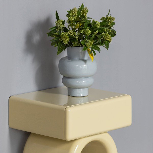 Helehall metallvaas (kõrgus 27 cm) Auri - WOOOD-image-1