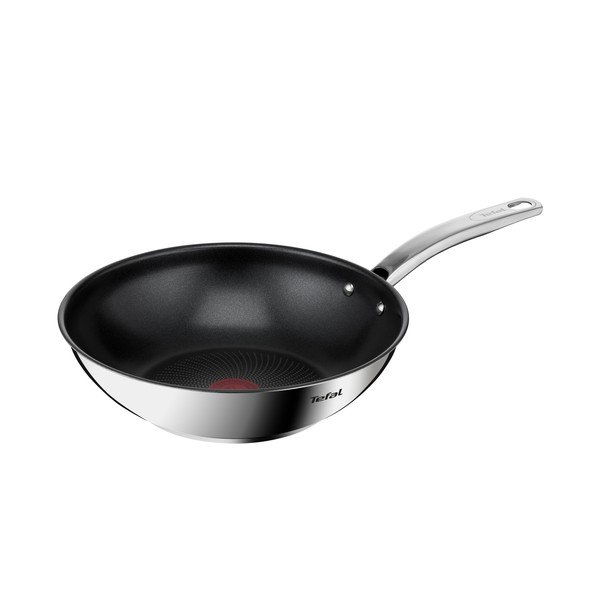 Roostevabast terasest mittenakkuva pinnaga wok-pann  ø 28 cm Intuition B8171944 - Tefal