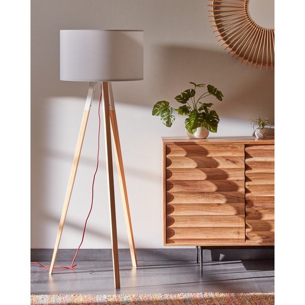 Valge põrandalamp Uzagi - Kave Home-image-4