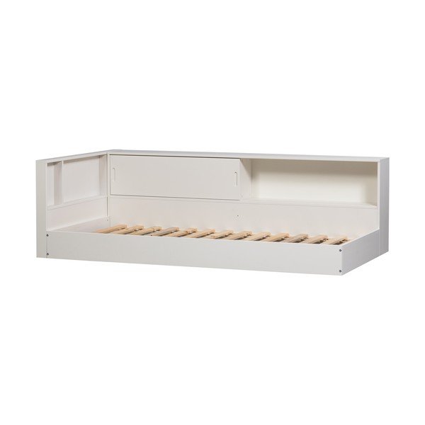 Valge männipuidust üheinimesevoodi ilma voodipõhjata 90x200 cm Carter - WOOOD-image-2