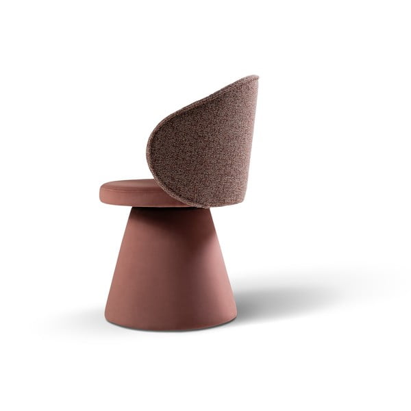 Roosa bukleekangast tugitool Inez - Micadoni Home-image-3