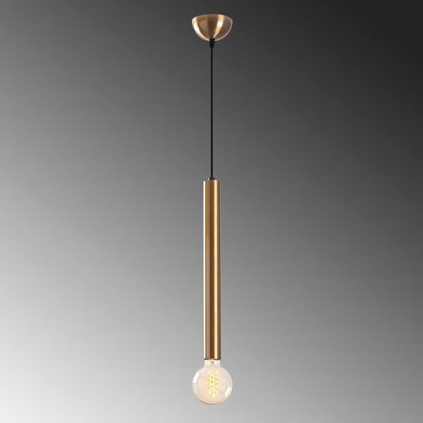 Kuldne rippvalgusti metallist varjuga ø 4 cm Tempo - Opviq lights-image-3