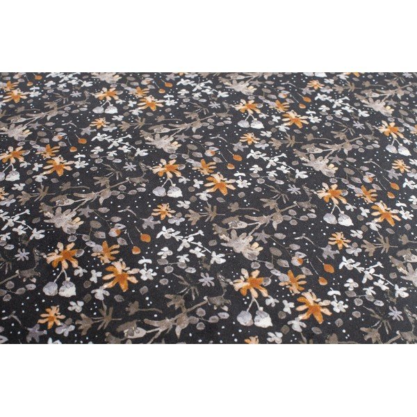 Černá barová židle s květinovým vzorem BePureHome Vogue Flower, výška 79 cm-image-1