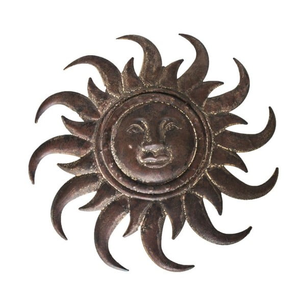 Metallist seinakaunistus Päike, ⌀ 50 cm - Dakls