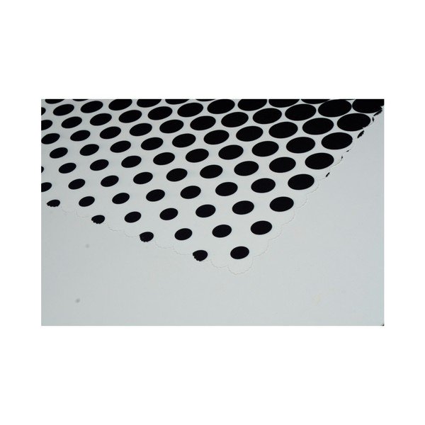 Běhoun na stůl z mikrovlákna Minimalist Cushion Covers Black Dots, 45 x 145 cm-image-1