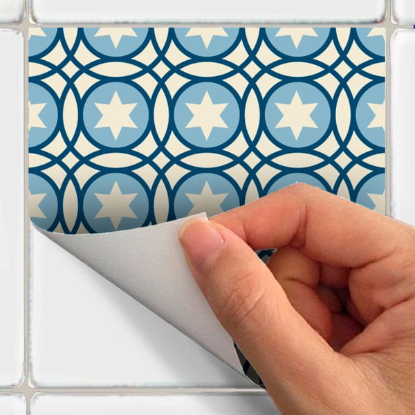 Komplekt 60 tsementplaati, 15 x 15 cm suurune seinakaunistuskate Riana - Ambiance-image-1