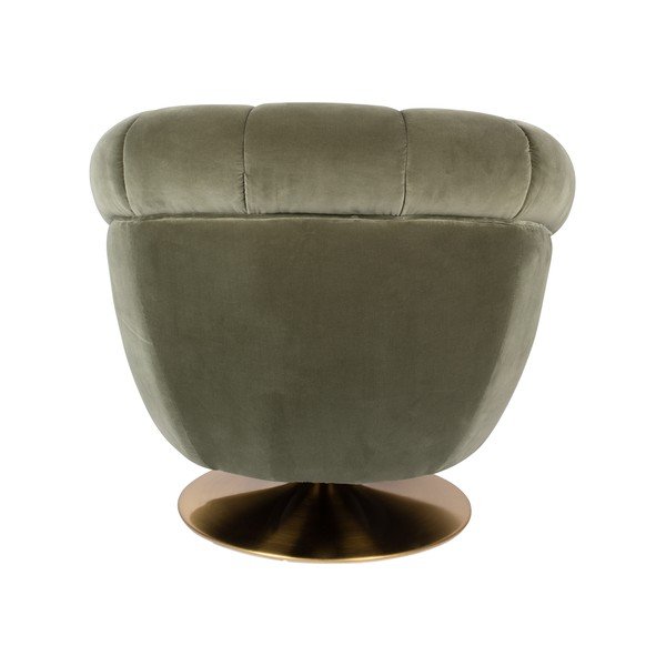 Oliivroheline sametist tugitool Member - Dutchbone-image-3