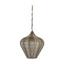 Pronksvärvi metallist ripplamp, läbimõõduga 36 cm Alvaro - Light & Living