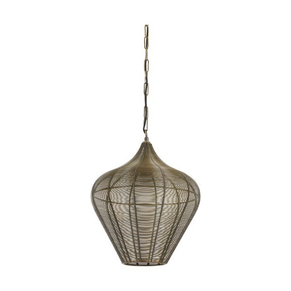 Pronksvärvi metallist ripplamp, läbimõõduga 36 cm Alvaro - Light & Living