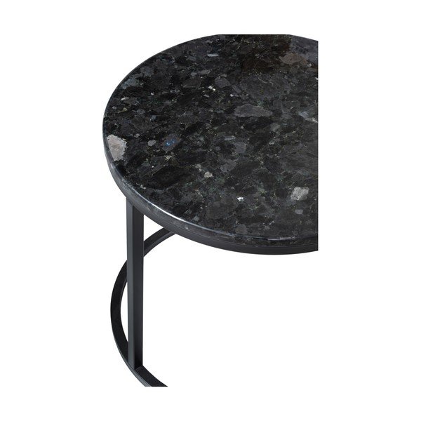 Mustast graniidist laud musta Crystal alusega, ⌀ 50 cm Crystal Labradorite - RGE-image-2