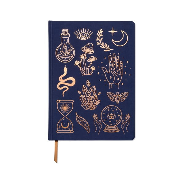Dateerimata märkmik 200 lehekülge A4 formaadis Mystic Icons - DesignWorks Ink