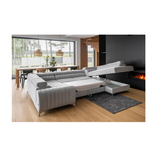 Helehall lahtikäiv/sahtliga nurgadiivan (parem nurk/U-kujuline) Louis – ELTAP-image-2