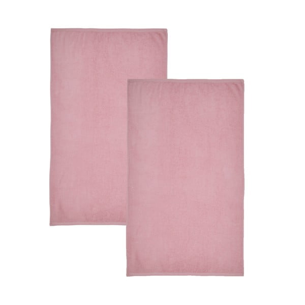 Roosad kiiresti kuivavad froteerätikud 2tk komplektis 90x140 cm Quick Dry - Catherine Lansfield