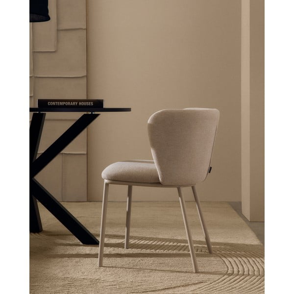 Beež söögitool Ciselia - Kave Home-image-1