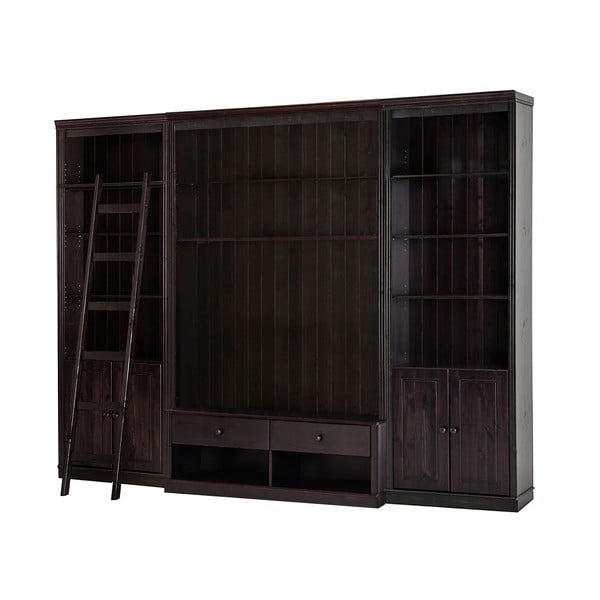 Pruun männi täispuidust TV-komplekt 288x223x34 cm Anita – Støraa-image-2