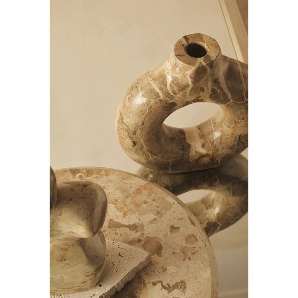 Pruun marmorvaas (kõrgus 20 cm) Santino - Premier Housewares-image-2
