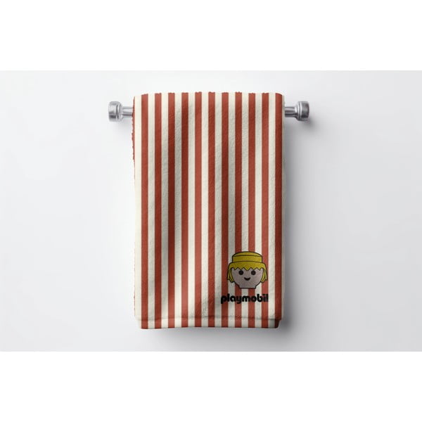 Punane puuvillane beebirätik 75x140 cm Stripes - Playmobil