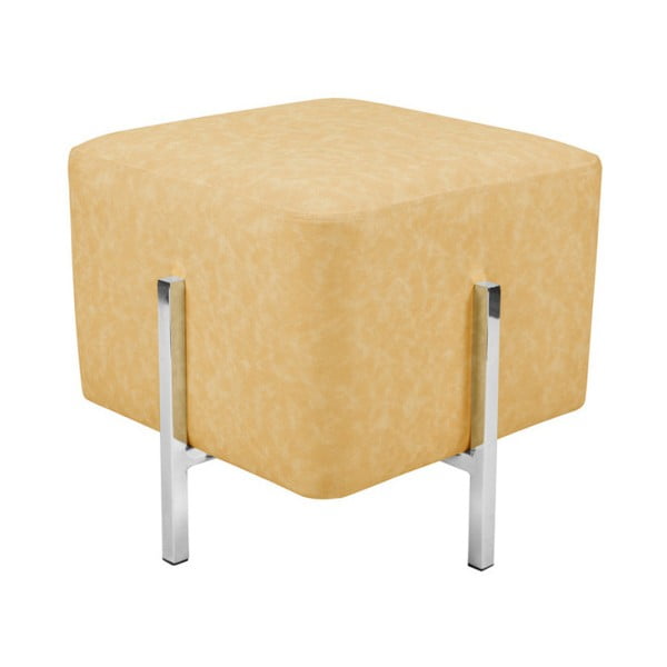 Žlutá stolička / puf 360 Living Liani