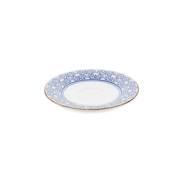 Valge/sinine portselanist alustass ø 14 cm Azul - BonBistro-image-2