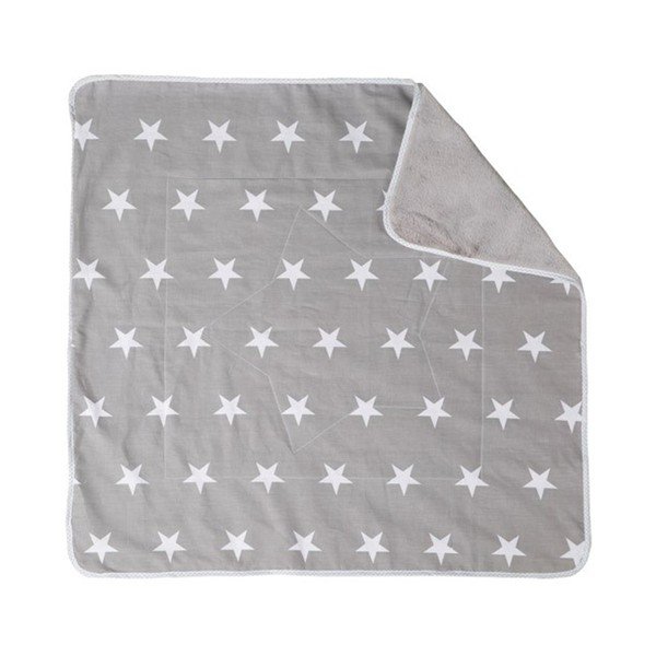 Šedá dětská oboustranná deka Roba Little Stars-image-1