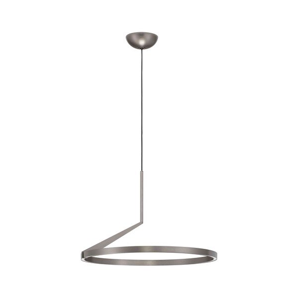 Alumiiniumist hämardatav LED-rippvalgusti hõbedases värvitoonis, ø 60 cm Tilia - Nova Luce