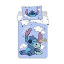 Sinine puuvillane laste voodipesu 100x135 cm Lilo & Stitch "Clouds" - Jerry Fabrics