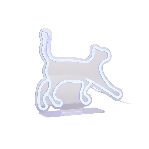 Sinine LED neoon valguskaunistus 5 W Walking Cat - Leitmotiv