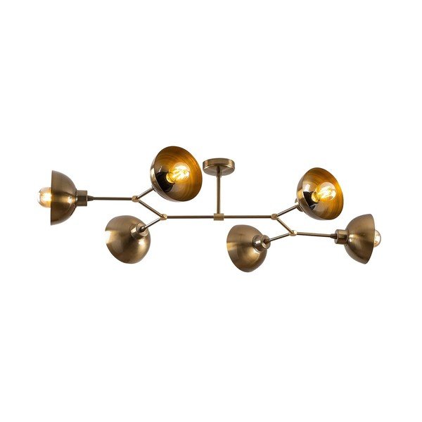 Kuldne laevalgusti metallist varjuga 52x102 cm Dram - Opviq lights-image-2