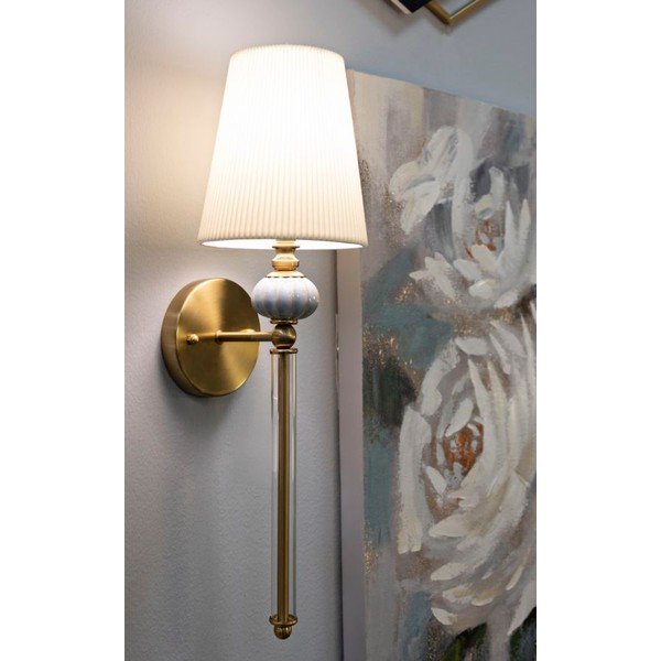 Valge/kuldne seinalamp Warsaw - Mauro Ferretti-image-1