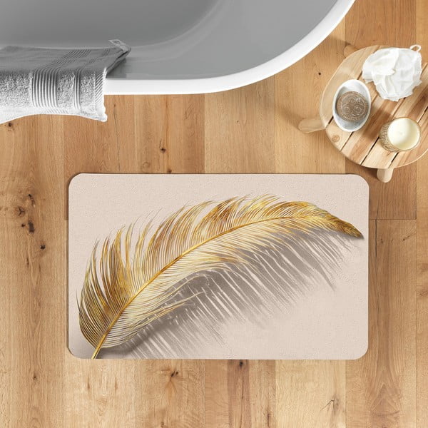 Helepruun vannitoamatt 50x80 cm Angelica - douceur d'intérieur-image-1