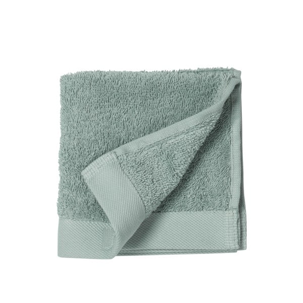 Roheline puuvillane froteerätik Leaf, 30 x 30 cm Comfort Organic - Södahl-image-2