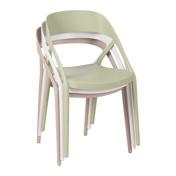 Helerohelised plastikust söögitoolid 2tk komplektis - Ixia-image-3
