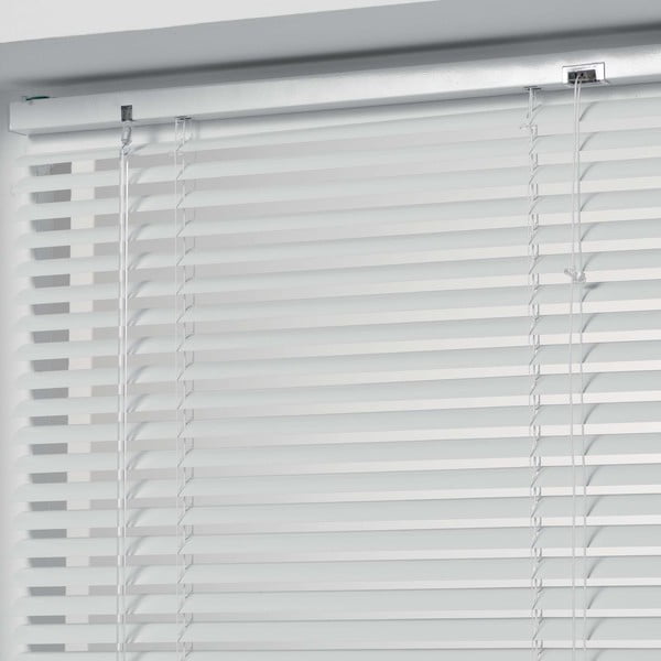 Valge metallist ruloo 90x180 cm Venitien - douceur d'intérieur-image-1