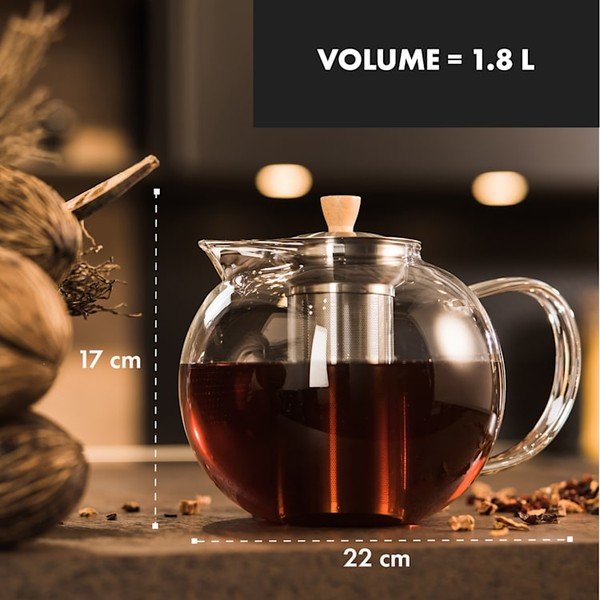Klaasist teekann, 1,8 l Sencha - Klarstein-image-1