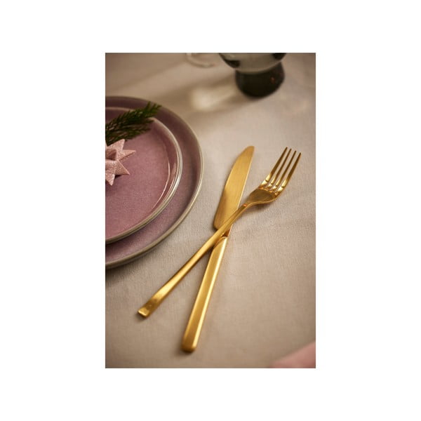 Terasest söögiriistad, 16 tk komplektis Brass - Bitz-image-1