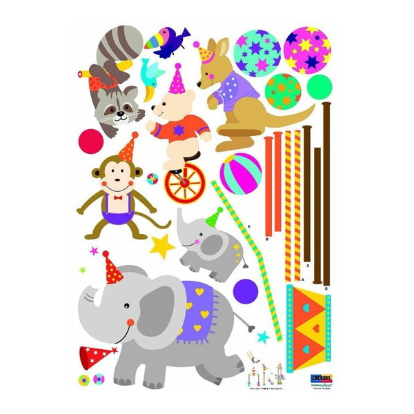 Nástěnná samolepka Circus animals-image-2