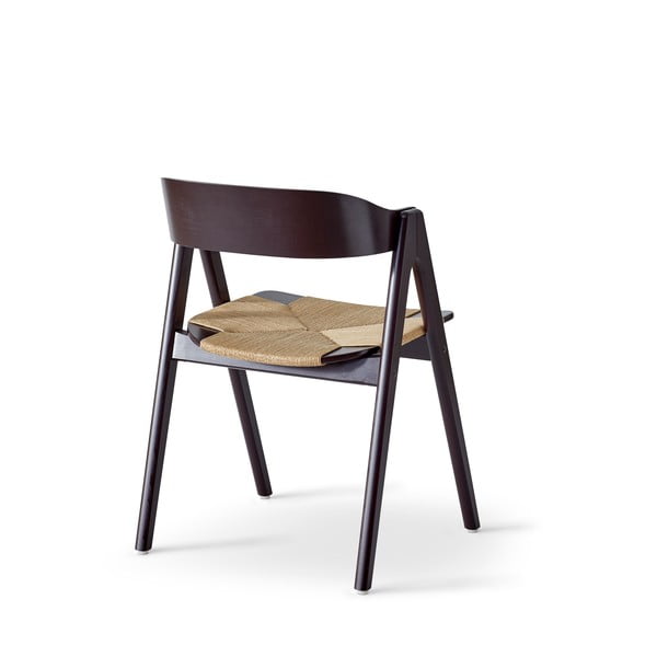 Mustast pöögipuidust söögitool rotangist istmega Findahl by Hammel Mette - Hammel Furniture-image-3