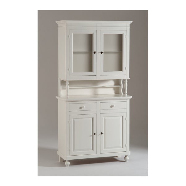 Bílá čtyřdveřová dřevěná skříňka Castagnetti Cabinet