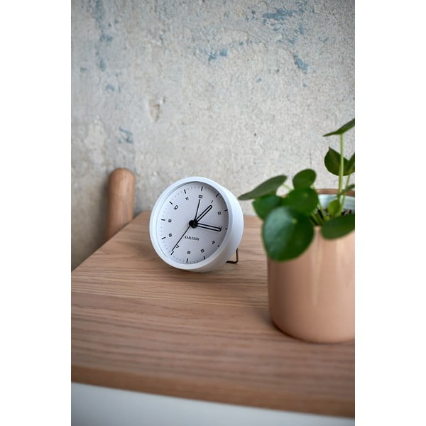 Valge äratuskell, ø 9 cm Tinge - Karlsson-image-1