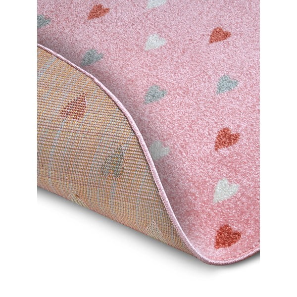 Roosa laste vaip ø 100 cm Little Hearts - Hanse Home-image-3
