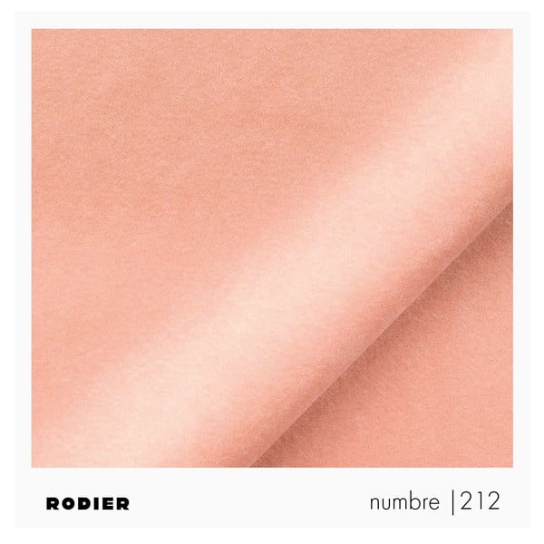 Roosa sametist panipaigaga nurgadiivanvoodi (parem nurk) Brim - Rodier-image-2