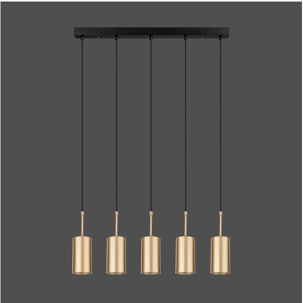 Rippvalgusti kuldset värvi , kõrgus 120 cm Geo - Squid Lighting-image-1