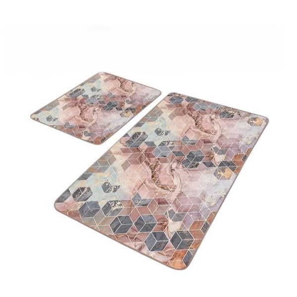 Sametist vannitoamatid 2tk komplektis 60x100 cm - Mila Home