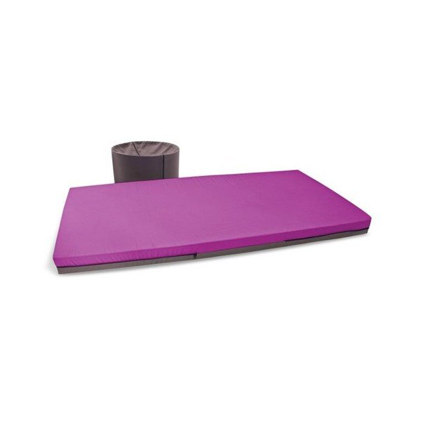 Růžová rozkládací postel s křesílkem Paq Bed-image-2